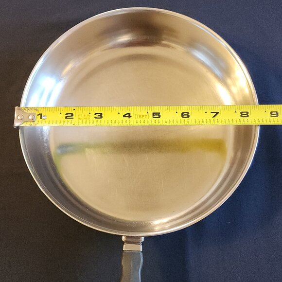 Vintage Farberware 7 in. Skillet Fry Pan w/out Lid Aluminum Clad Stainless Steel - Picture 4 of 12